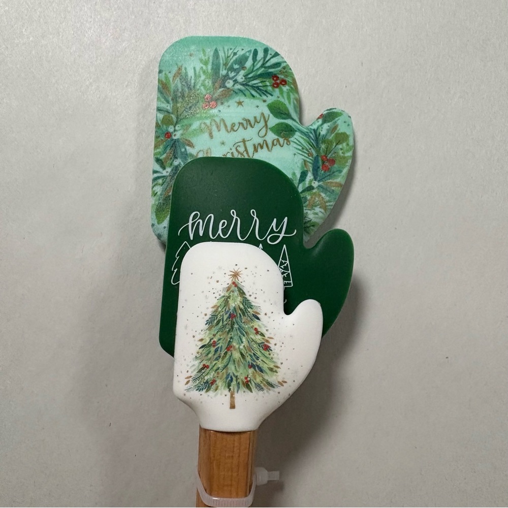 CWC Holiday Spatula Set with Bamboo Handles Set 3 NWT - Picture 3 of 8